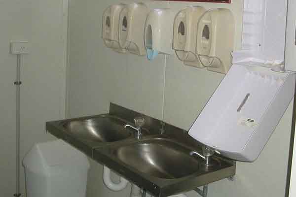 washroom facilities modcom portable ablution blocks for hire or sale